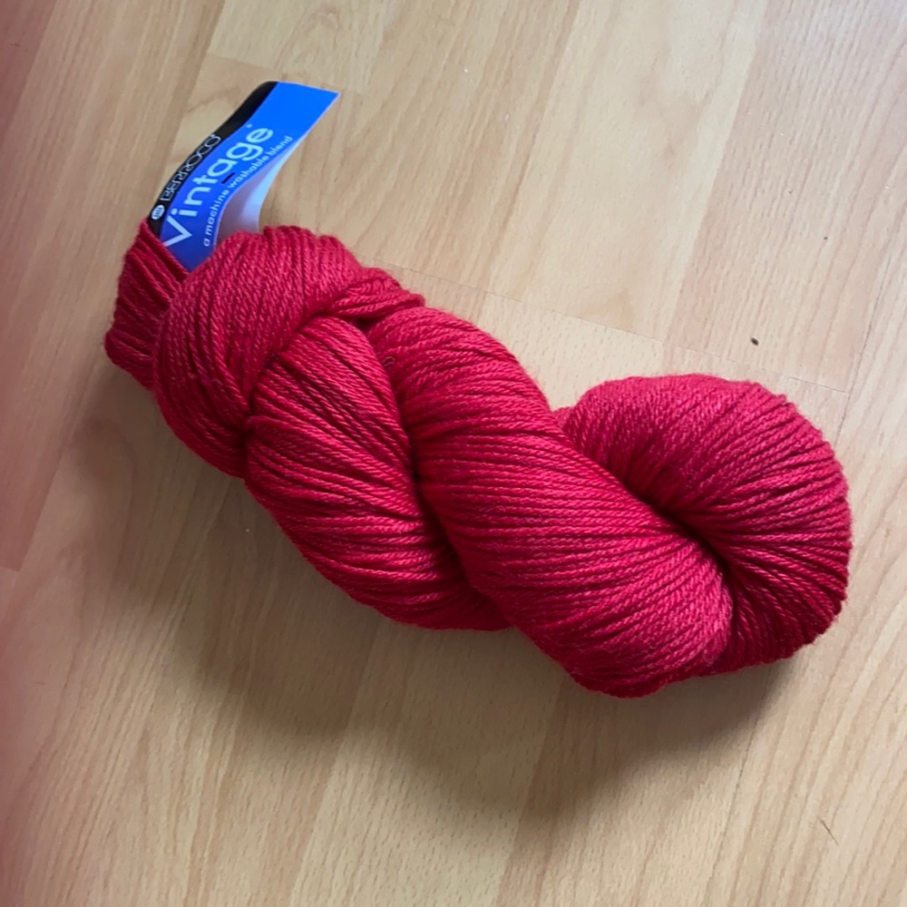 Red yarn